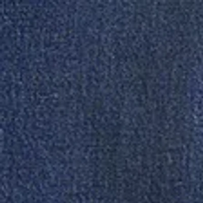 Abercrombie & Fitch Mid Rise 90s Straight Frayed Hem Jean In Blue