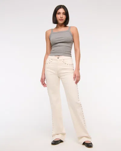 Abercrombie & Fitch High Rise 90s Relaxed Jean In Blue