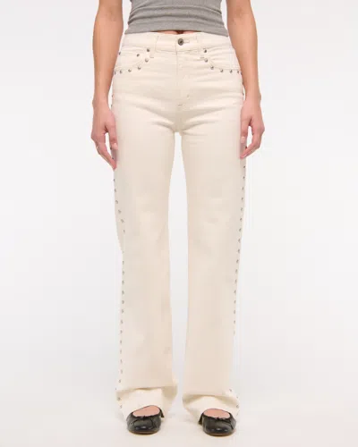 Abercrombie & Fitch High Rise 90s Relaxed Jean In Blue