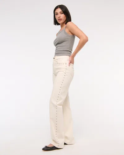 Abercrombie & Fitch High Rise 90s Relaxed Jean In Blue