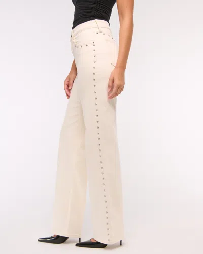 Abercrombie & Fitch Curve Love High Rise 90s Relaxed Jean In Blue