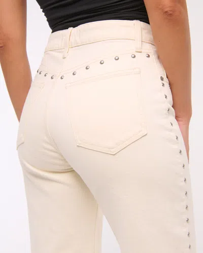 Abercrombie & Fitch Curve Love High Rise 90s Relaxed Jean In Blue