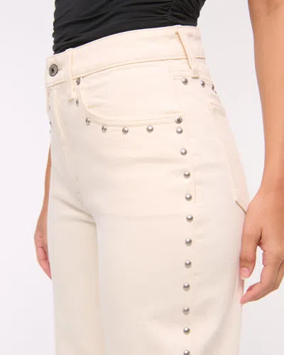 Abercrombie & Fitch Curve Love High Rise 90s Relaxed Jean In Blue