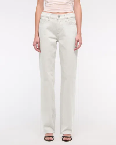 Abercrombie & Fitch Low Rise Baggy Jean In Blue