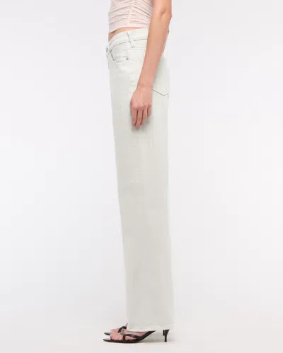 Abercrombie & Fitch Low Rise Baggy Jean In Blue