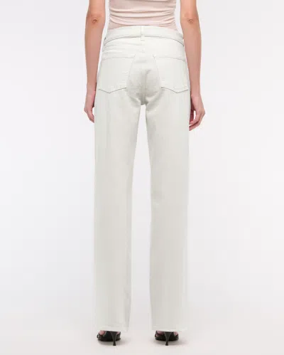 Abercrombie & Fitch Low Rise Baggy Jean In Blue