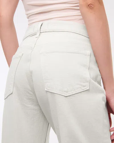 Abercrombie & Fitch Low Rise Baggy Jean In Blue