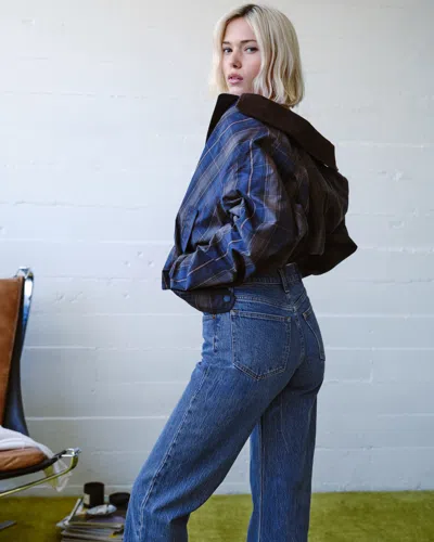 Abercrombie & Fitch High Rise 90s Relaxed Jean In Blue