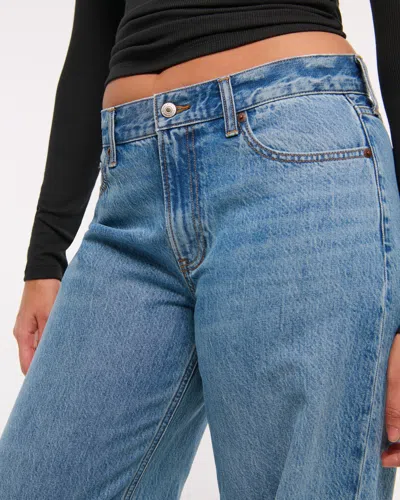Abercrombie & Fitch Curve Love Low Rise Ultra Loose Jean