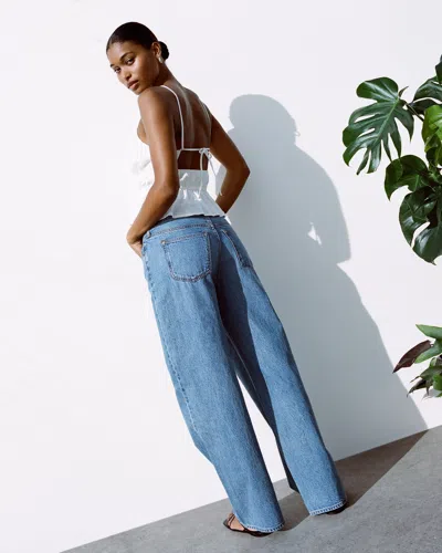 Abercrombie & Fitch Curve Love Low Rise Ultra Loose Jean