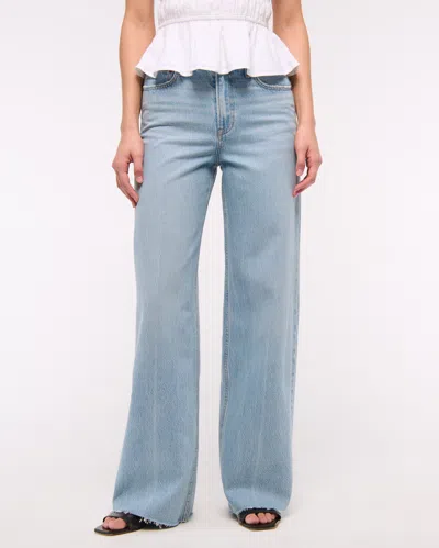 Abercrombie & Fitch High Rise Wide Leg Jean