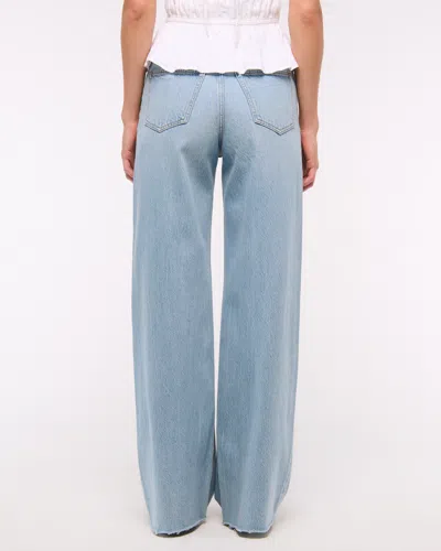 Abercrombie & Fitch High Rise Wide Leg Jean
