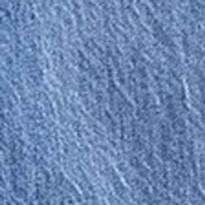 Abercrombie & Fitch Curve Love High Rise Cropped Wide Leg Jean In Blue