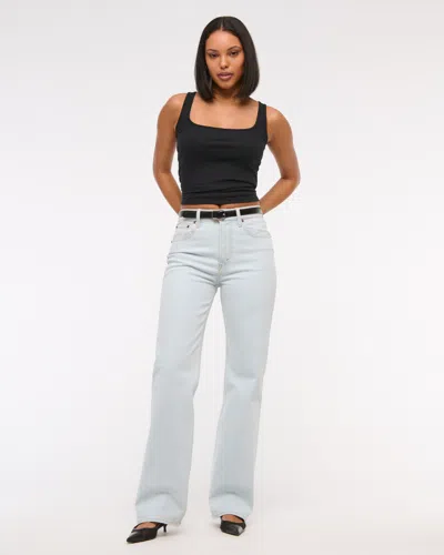 Abercrombie & Fitch High Rise 90s Relaxed Jean In Blue