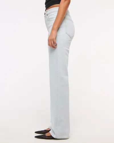 Abercrombie & Fitch High Rise 90s Relaxed Jean In Blue