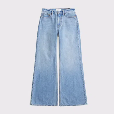 Abercrombie & Fitch Mid Rise Baggy Bootcut Jean