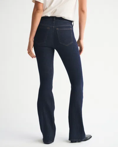 Abercrombie & Fitch Mid Rise Bootcut Jean In Black