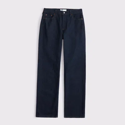 Abercrombie & Fitch Low Rise Baggy Jean In Black