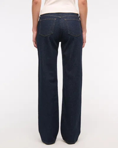 Abercrombie & Fitch Low Rise Baggy Jean In Black