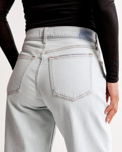 Abercrombie & Fitch Curve Love Low Rise Baggy Jean In Black