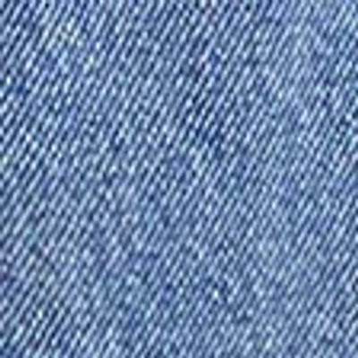 Abercrombie & Fitch Mid Rise Barrel Jean In Blue