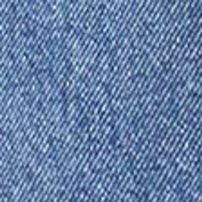 Abercrombie & Fitch Curve Love Mid Rise Barrel Jean In Blue