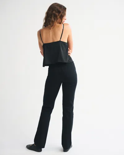 Abercrombie & Fitch Ultra High Rise 90s Straight Jean In Black