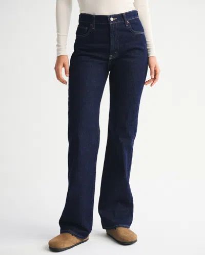 Abercrombie & Fitch High Rise 90s Relaxed Jean In Blue