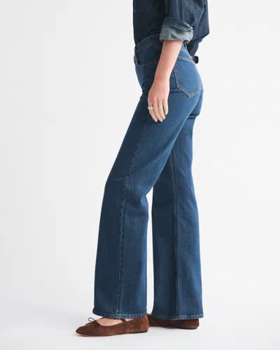 Abercrombie & Fitch High Rise 90s Relaxed Jean In Blue