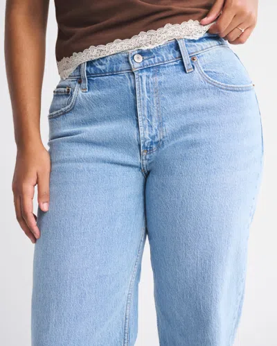 Abercrombie & Fitch Curve Love Low Rise Baggy Jean