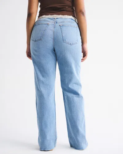 Abercrombie & Fitch Curve Love Low Rise Baggy Jean
