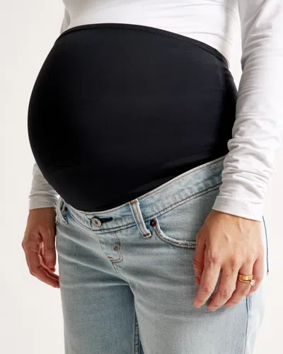 Abercrombie & Fitch Maternity 90s Straight Jean In Blue