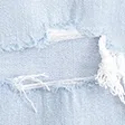 Abercrombie & Fitch Curve Love Ultra High Rise Ankle Straight Jean In Blue