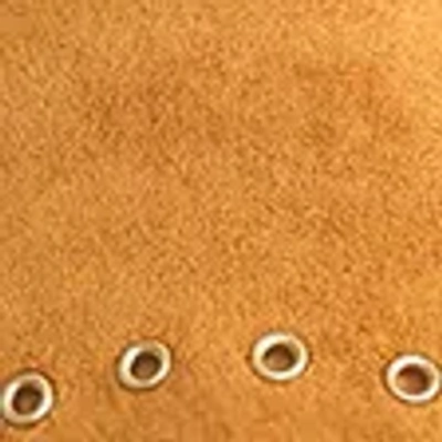 Abercrombie & Fitch Boho Lace-up Flats In Gold