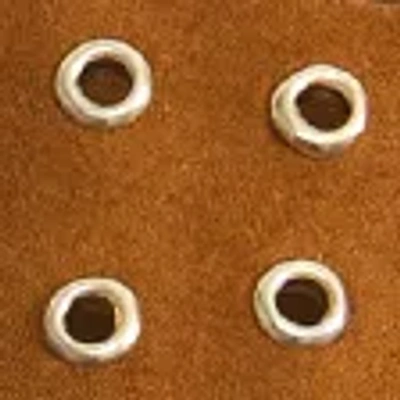 Abercrombie & Fitch Vegan Suede Grommet Footbed Slide Sandals In Brown