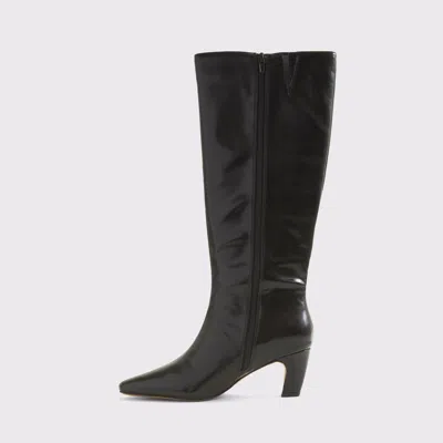Abercrombie & Fitch Vegan Leather Kitten Heel Boots In Multi