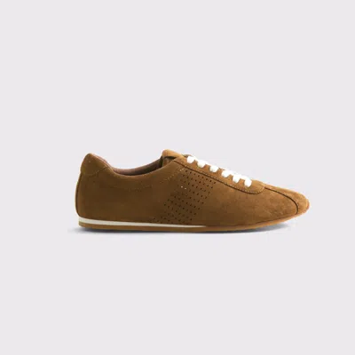 Abercrombie & Fitch Slim Sneakers In Brown
