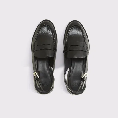 Abercrombie & Fitch Slingback Loafers In Black