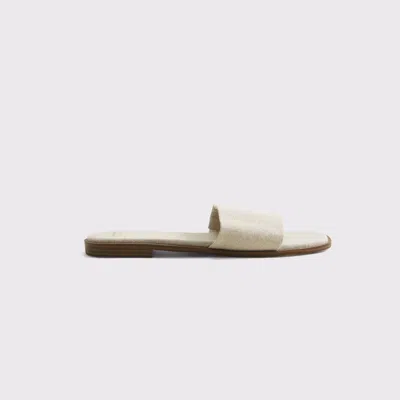 Abercrombie & Fitch Canvas Slide Sandals In Neutral