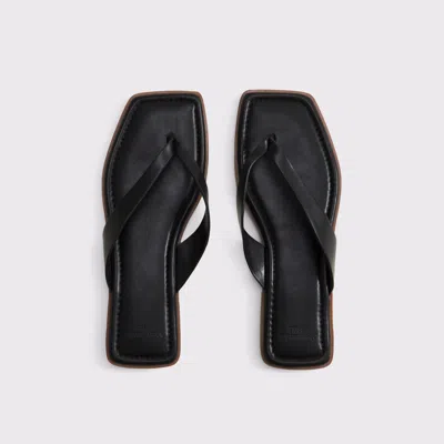 Abercrombie & Fitch Thong Sandals In Black