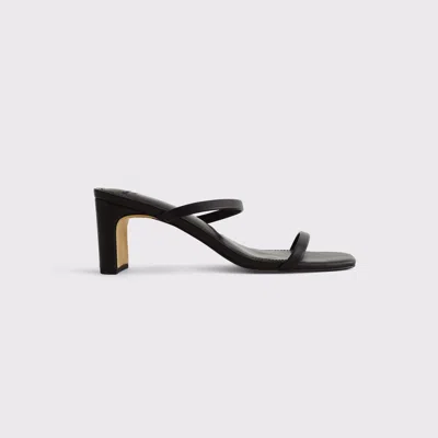 Abercrombie & Fitch Double-strap Block Heels In Black