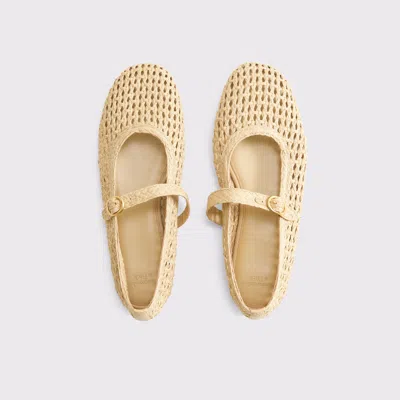 Abercrombie & Fitch Mary Jane Crochet-style Flats In Brown