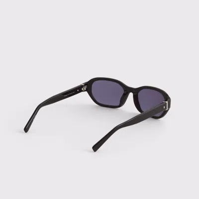 Abercrombie & Fitch Angled Rectangular Sunglasses In Black