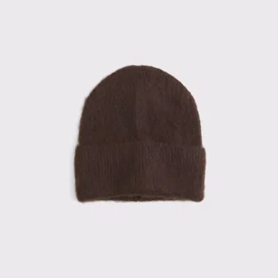 Abercrombie & Fitch Cozy Beanie In Brown