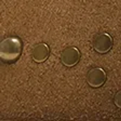 Abercrombie & Fitch Squoval Studded Belt In Brown