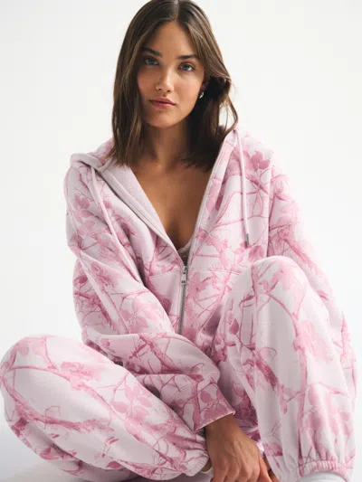 Abercrombie & Fitch Sunday Hooded Full-zip In Blue