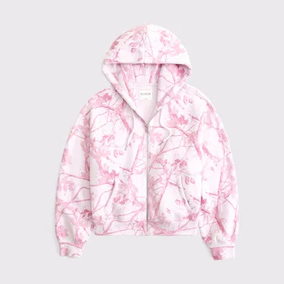 Abercrombie & Fitch Sunday Hooded Full-zip In Blue