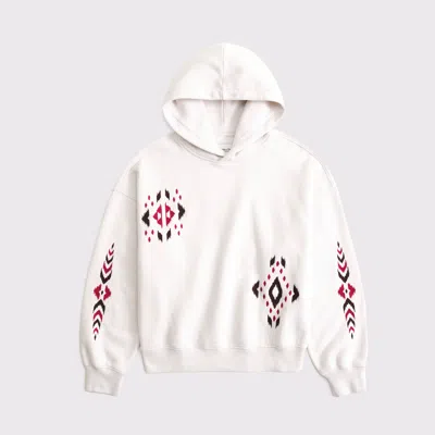 Abercrombie & Fitch Sunday Hoodie In White