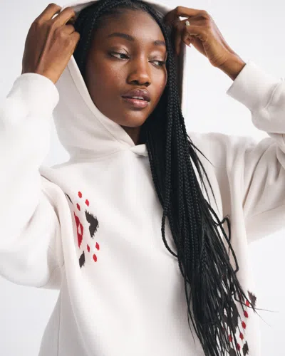 Abercrombie & Fitch Sunday Hoodie In White