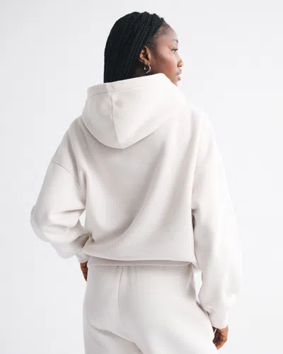 Abercrombie & Fitch Sunday Hoodie In White